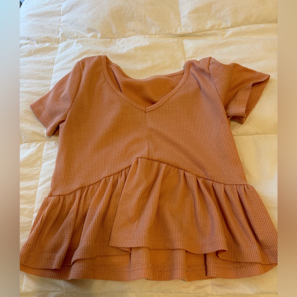 Pink flowy shirt